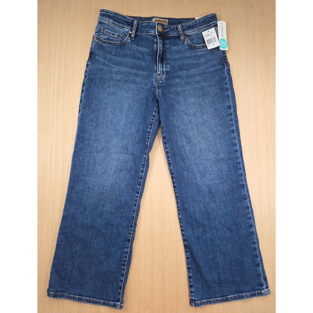 KUT From The Kloth Charlotte High Rise Wide Leg Women's Jeans Indigo Sz 10